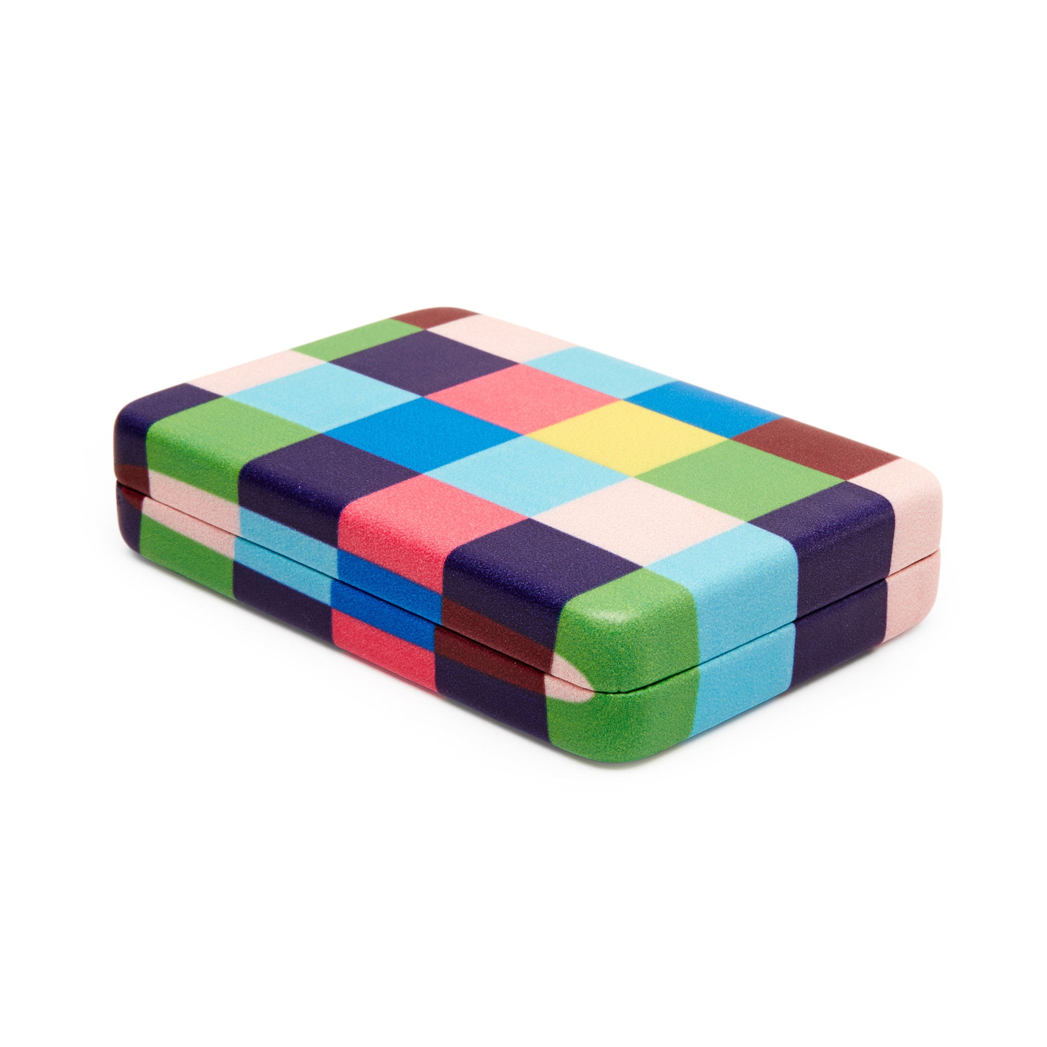 Compact juwelendoosje - plaid