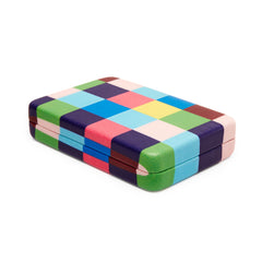 Compact juwelendoosje - plaid