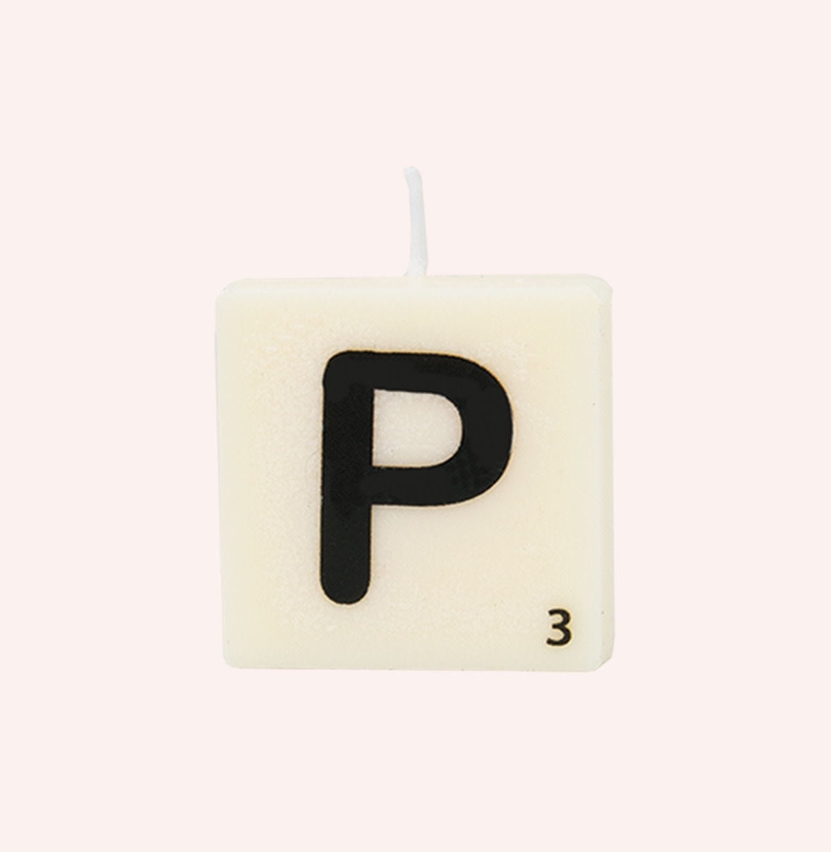 Letter kaarsen - P