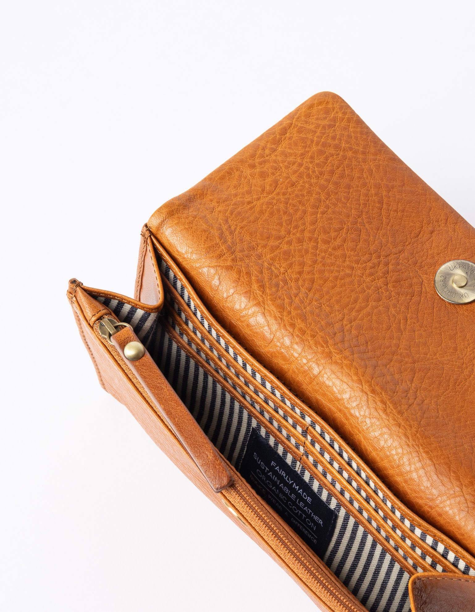 Pau's Pouch Cognac Stromboli Leather
