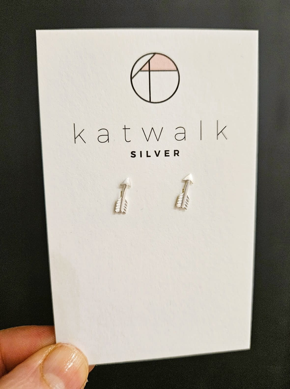 Zilver oorstekers - pijltjes