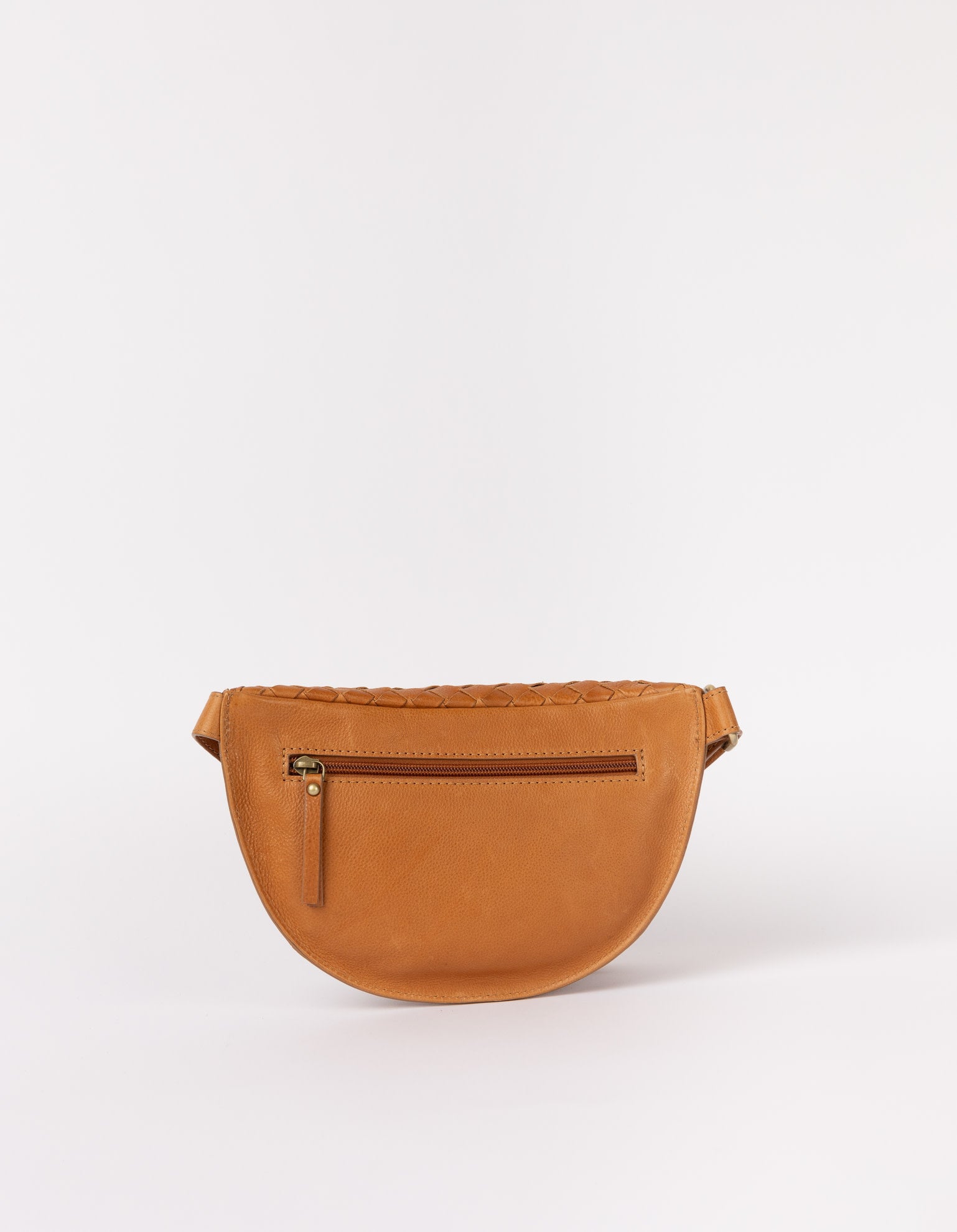 Ray Bumbag - Wild oak Woven Soft Grain Leather
