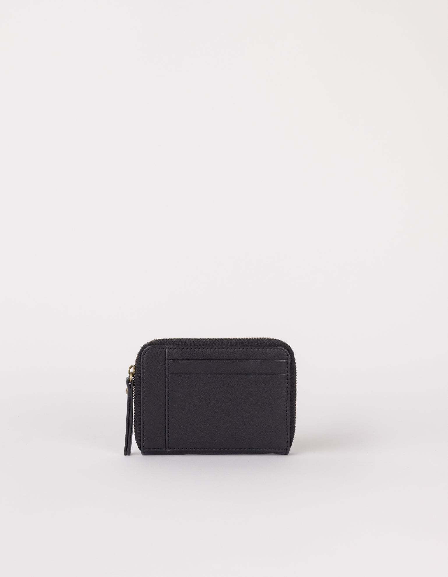 Robbie Wallet - Black soft grain Leather