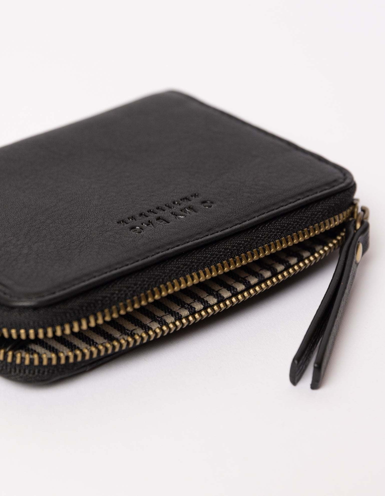 Robbie Wallet - Black soft grain Leather