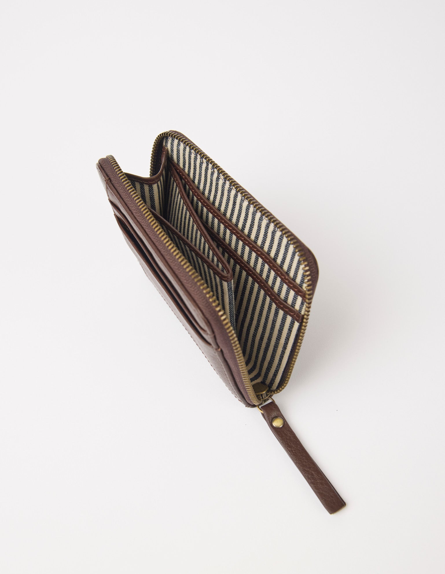 Robbie Wallet - Chocolate soft grain Leather