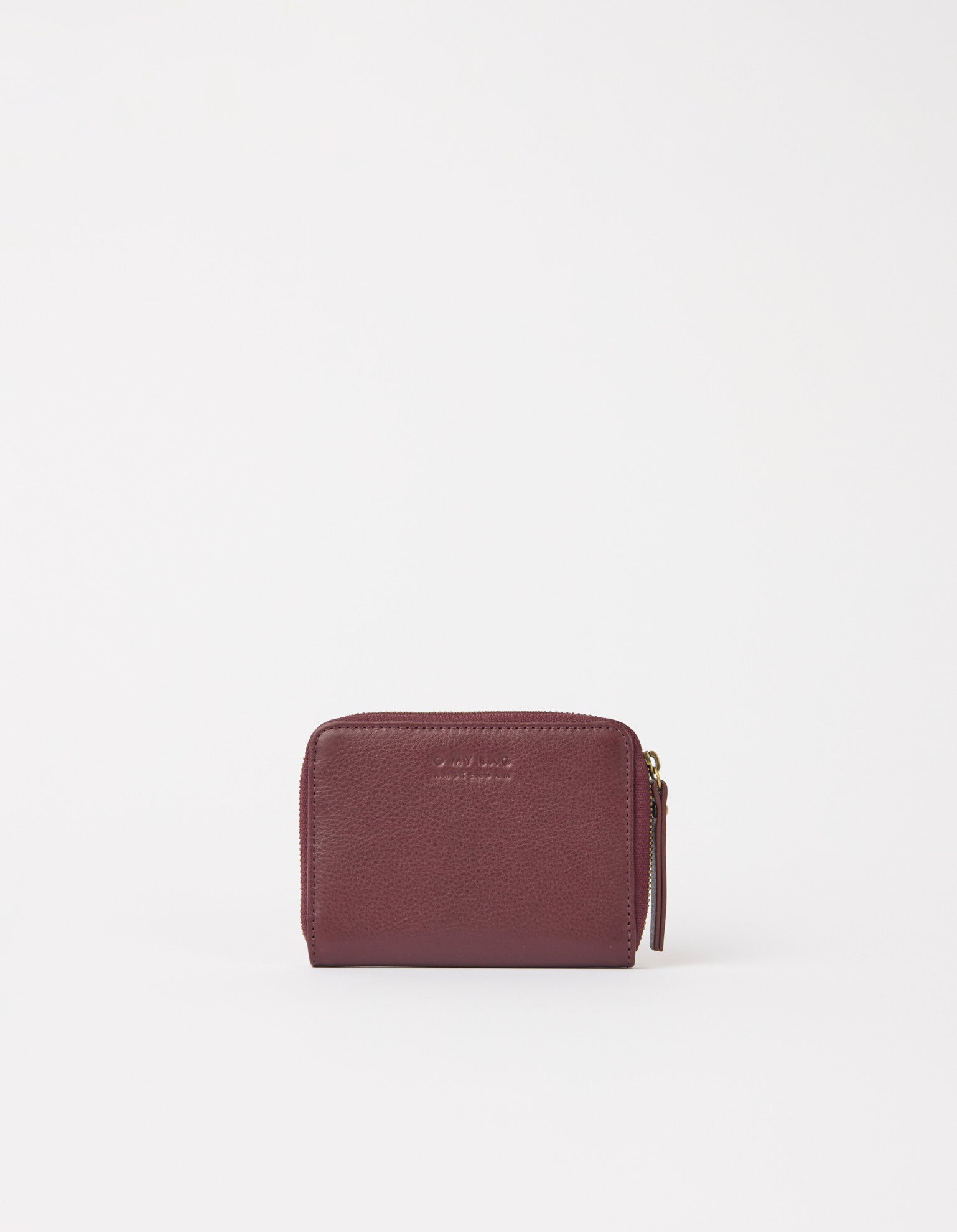 Robbie Wallet - Dark cherry soft grain Leather