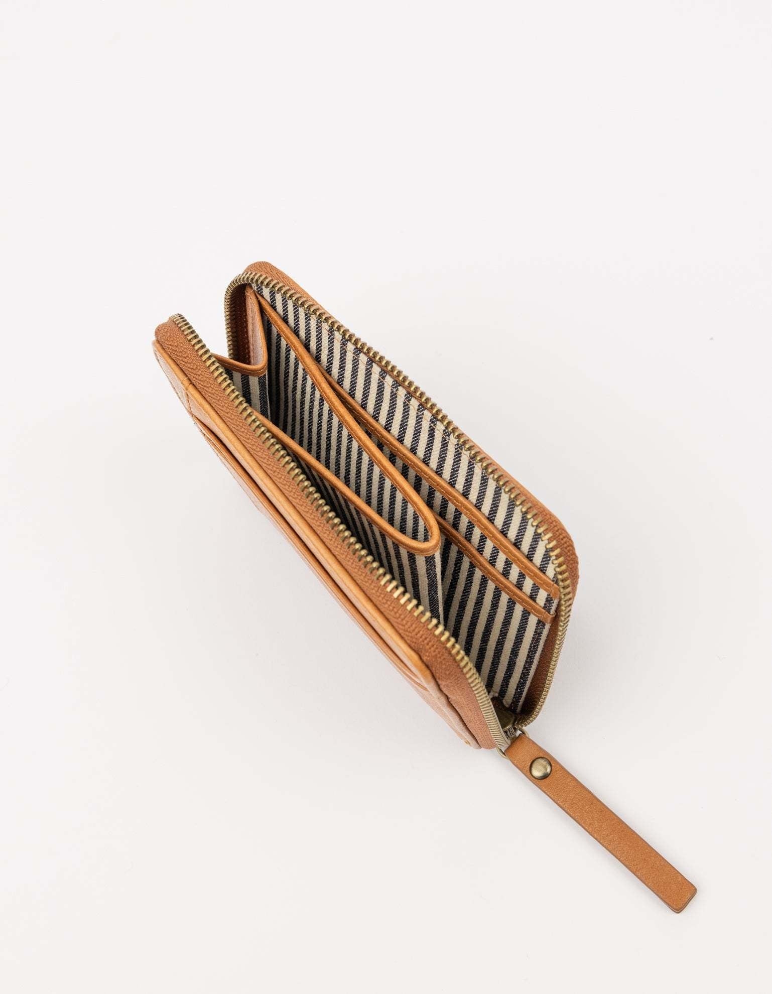 Robbie Wallet - Wild oak soft grain Leather