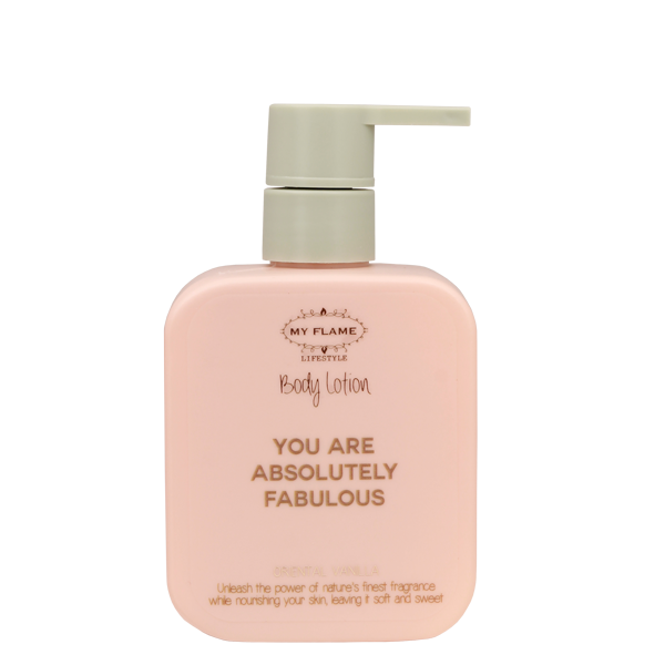 Body wash 'You are absolutely fabulous'
