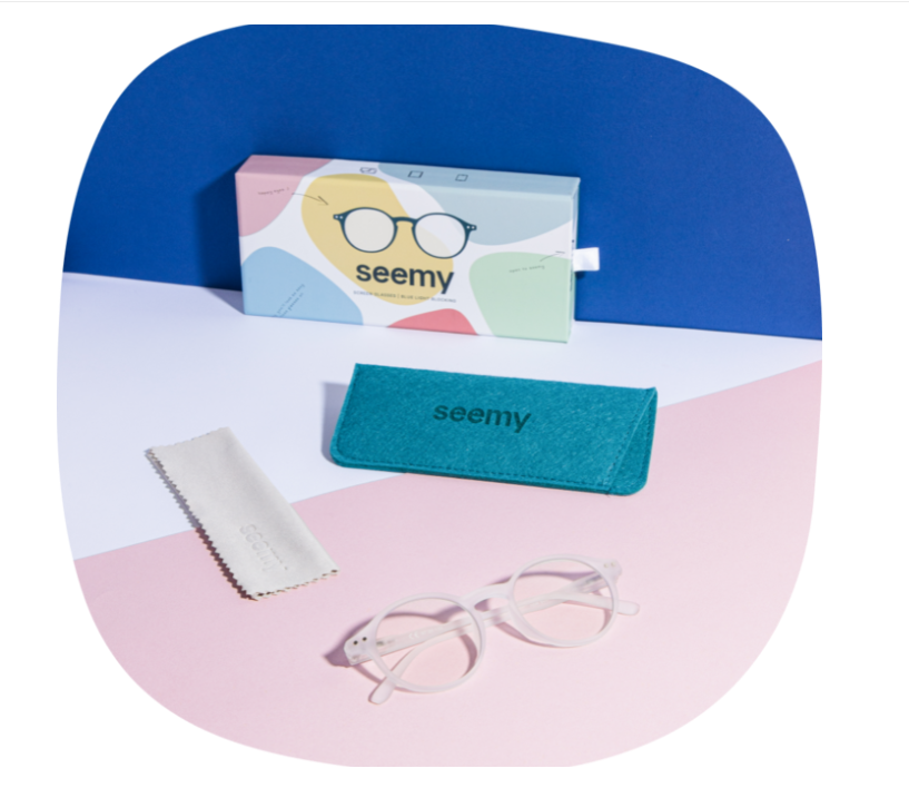 Seemy - Computerbril - floral white