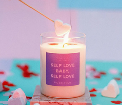 Geurkaars in glas 'Self love baby, self love' - 160g