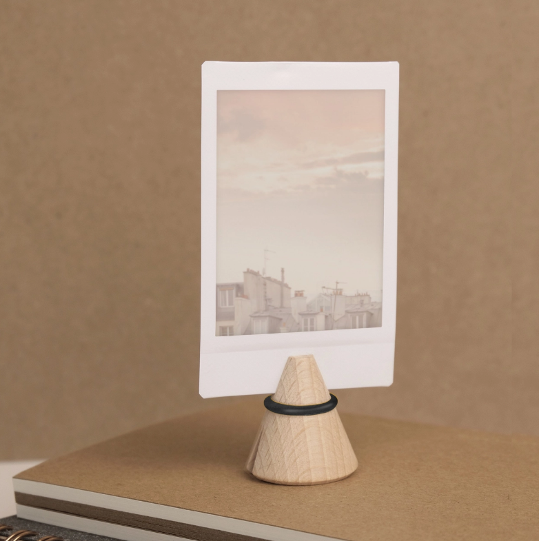 Houten foto- en memoclip 'i-Cone'