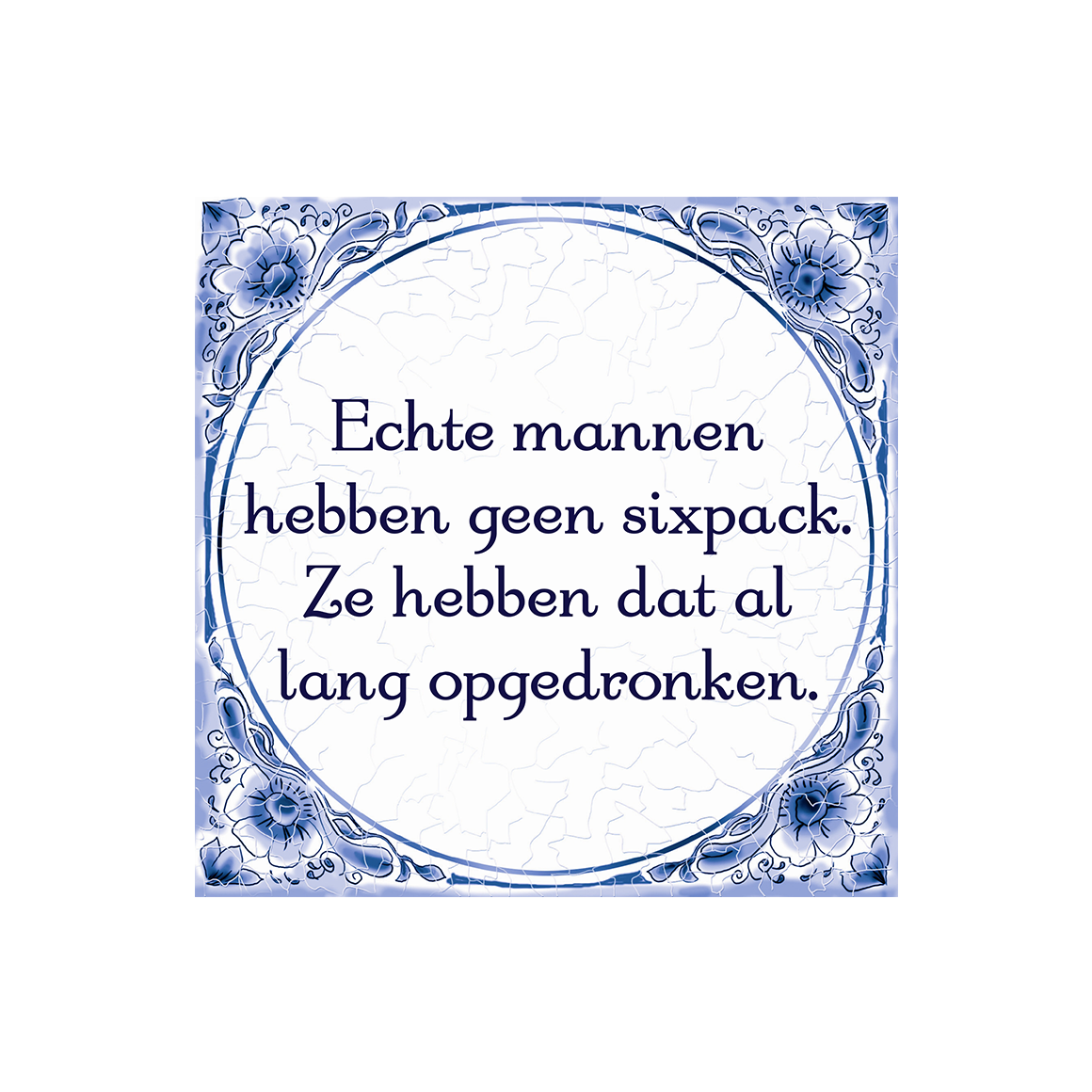 Tegeltje 'Sixpack'