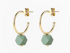 Oorstekers - Facet small hoops - Schuim