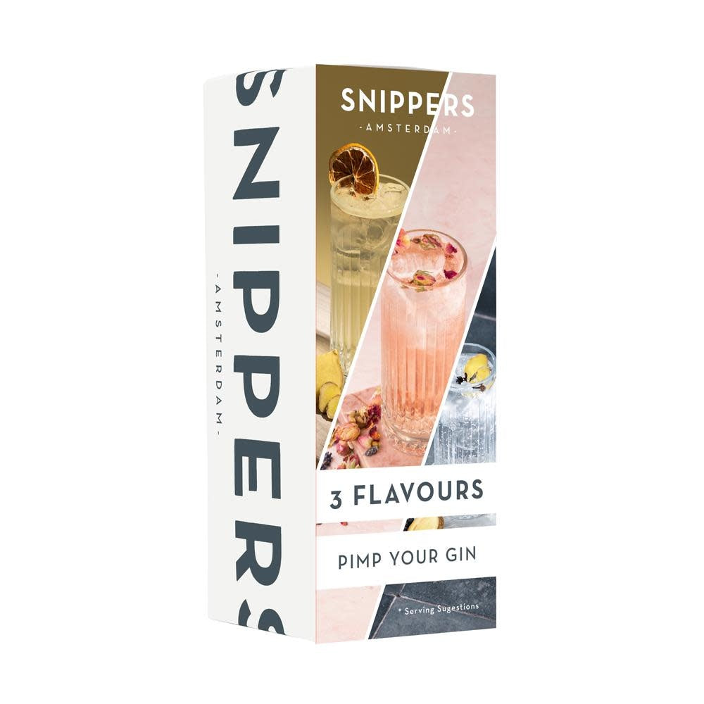 Snippers 'Pimp your gin' - Lemon Gin, Spiced Gin en Pink Gin
