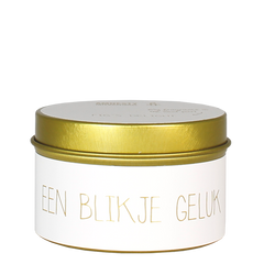 Geurkaars in blikje 'Blikje Geluk'