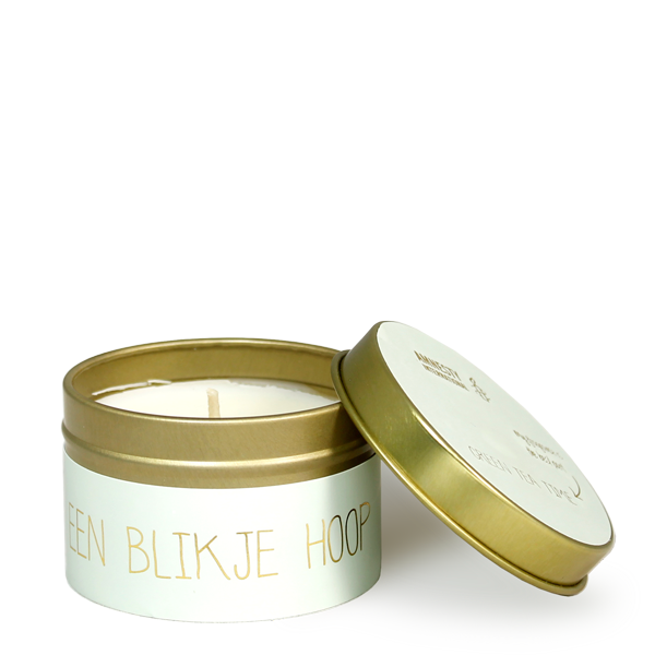 Geurkaars in blikje 'Blikje hoop'