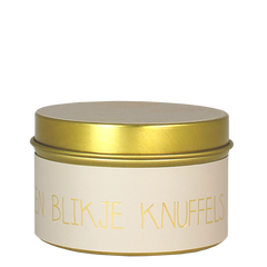 Geurkaars in blikje 'Blikje knuffels'