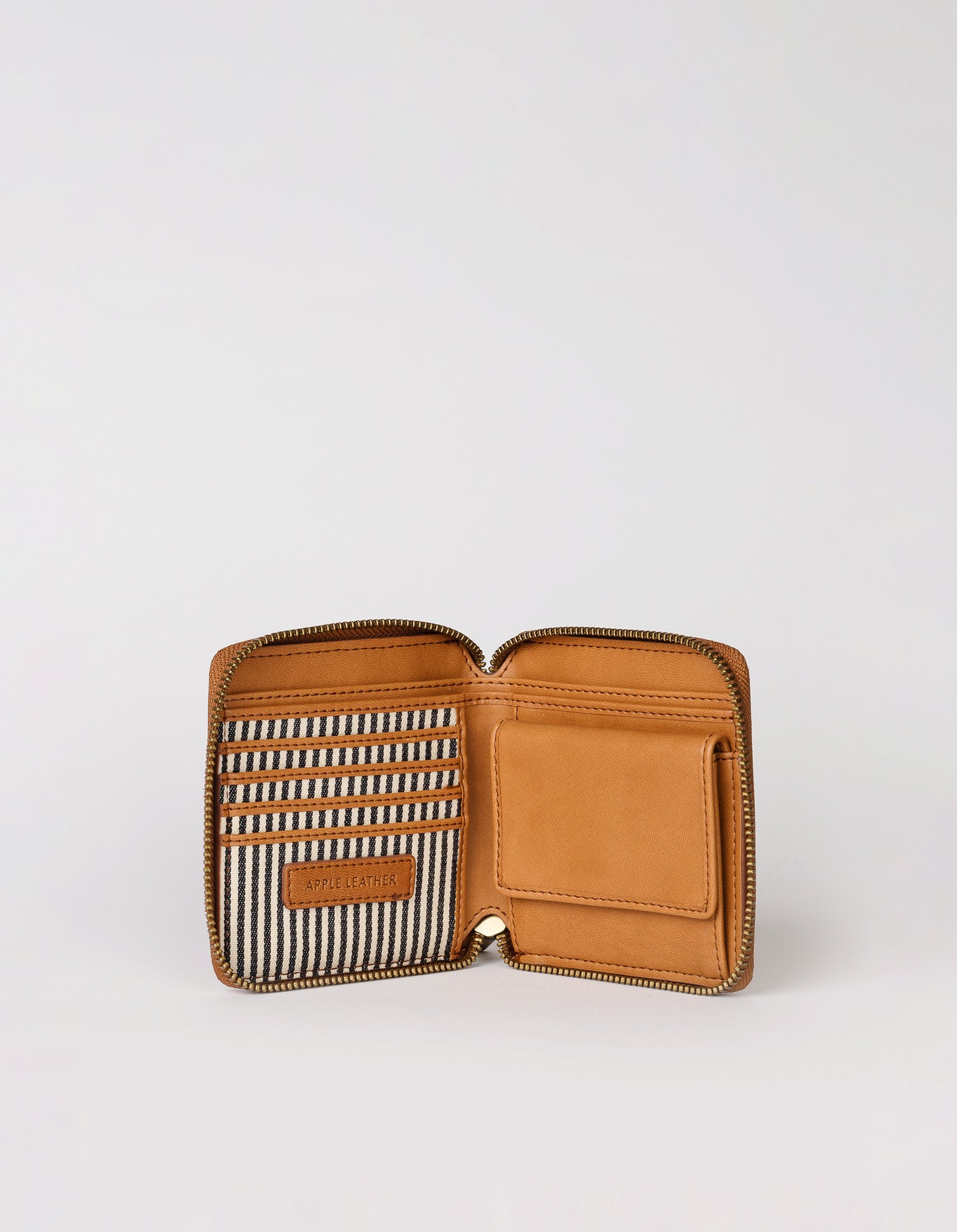 Sonny Square Wallet - Cognac Stromboli Leather