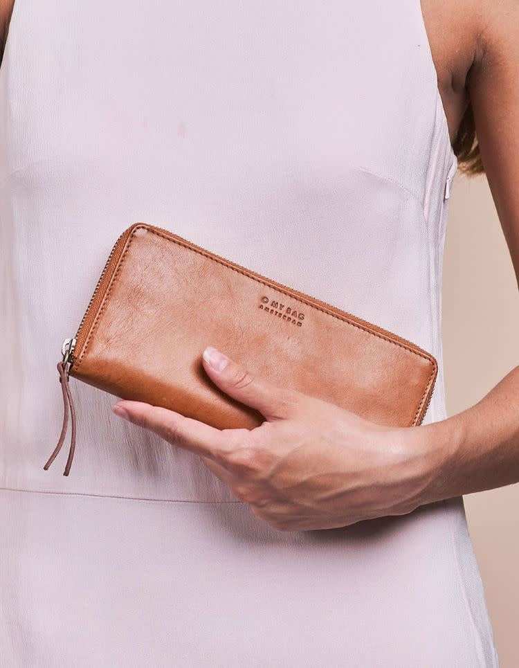 Sonny Long Wallet Cognac Stromboli Leather