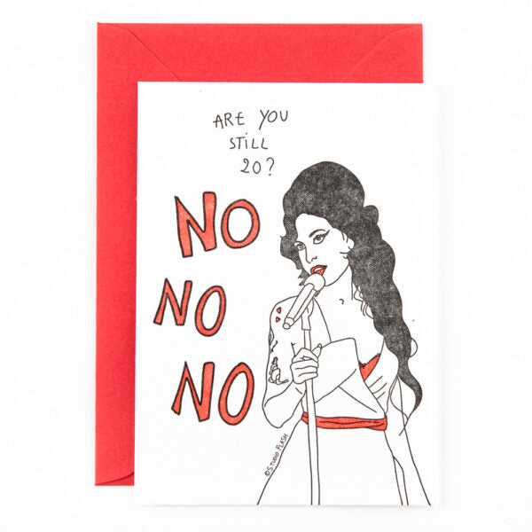 Kaart - 'Are you still 20?' - Amy Winehouse