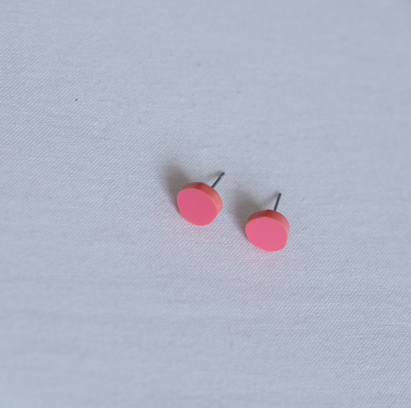 Oorstekers Studio Nok Nok - Stud 10. Pink