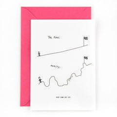 Kaart 'The plan vs reality'