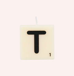 Letter kaarsen - T