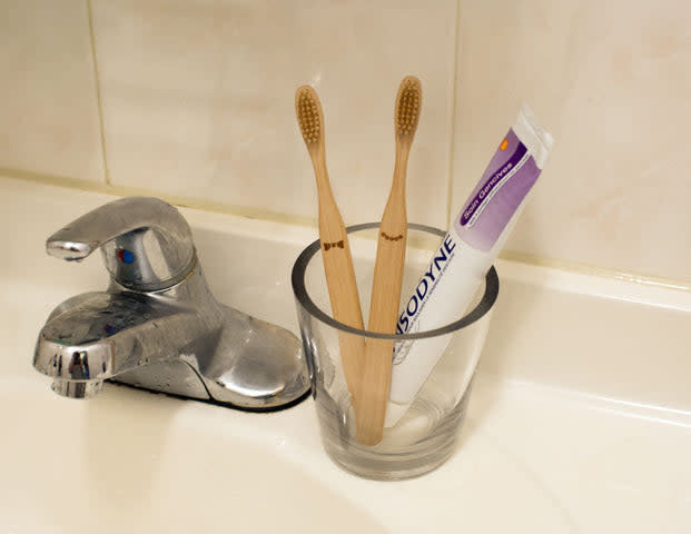 Bamboe tandenborstels 'His & Her'