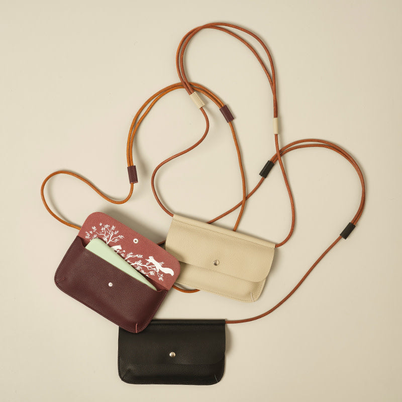 Telefoontasje Hang On - aubergine