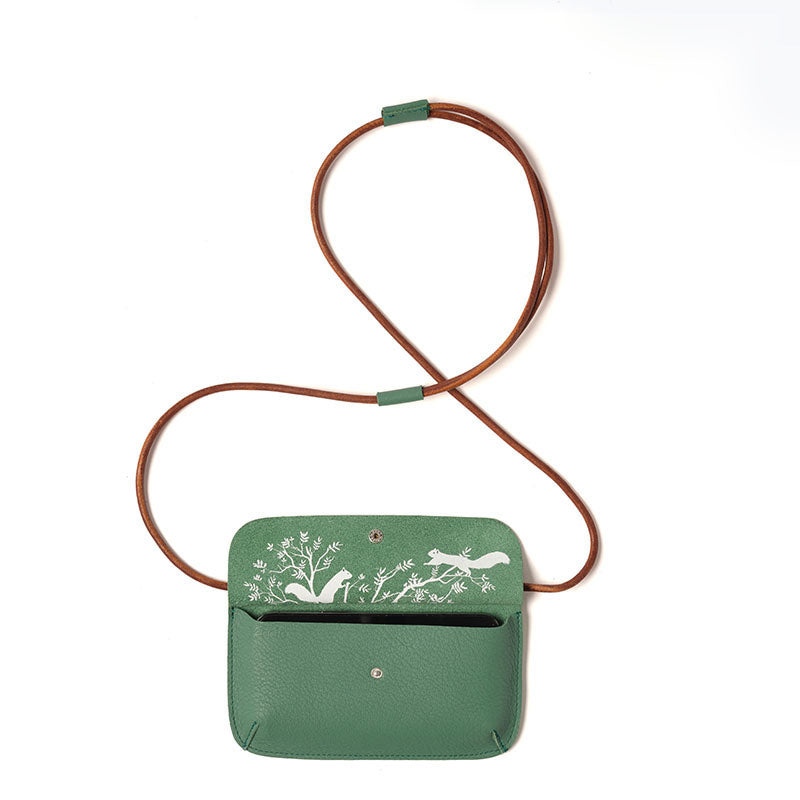 Telefoontasje Hang On - Forest green