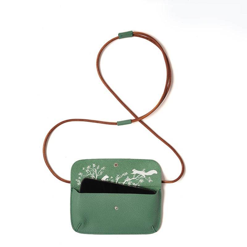 Telefoontasje Hang On - Forest green