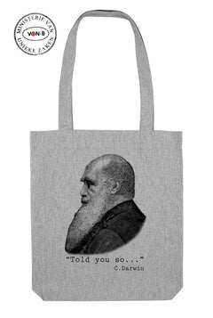 Totebag 'Told you so' - Darwin
