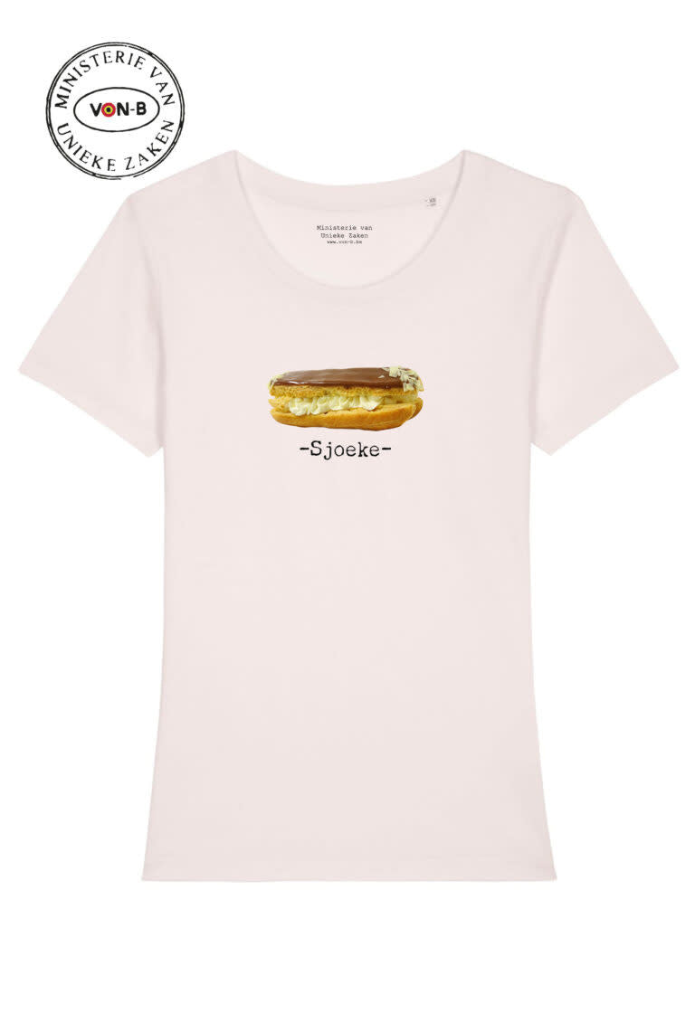 T-shirt dames 'Sjoeke' - vintage white