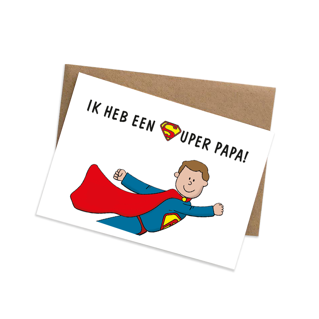 Kaartje Graag-Design 'Superpapa'