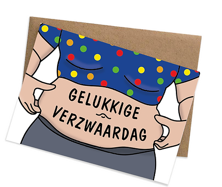 Kaartje Graag-Design 'Verzwaardag'