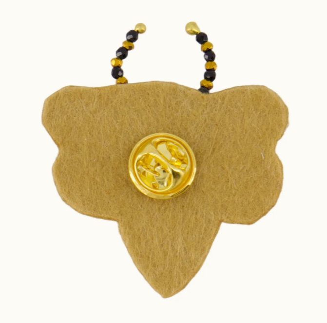 Vlinder broche - blauw