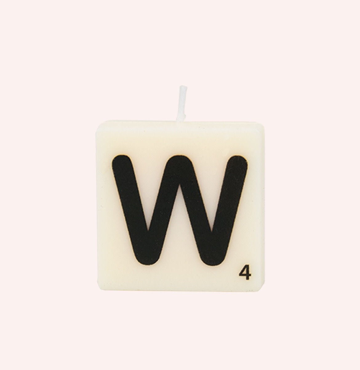 Letter kaarsen - W