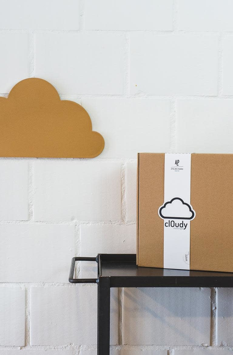 Cloudy Goud Wall deco