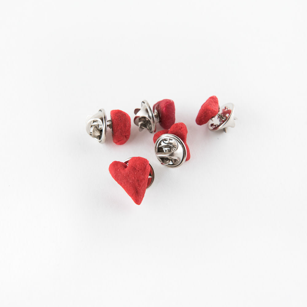 Kaartje met pin 'I 'hartje' you'