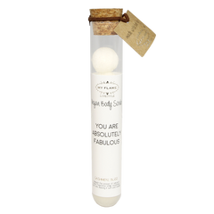 Vegan body scrub 'You are absolutely fabulous'