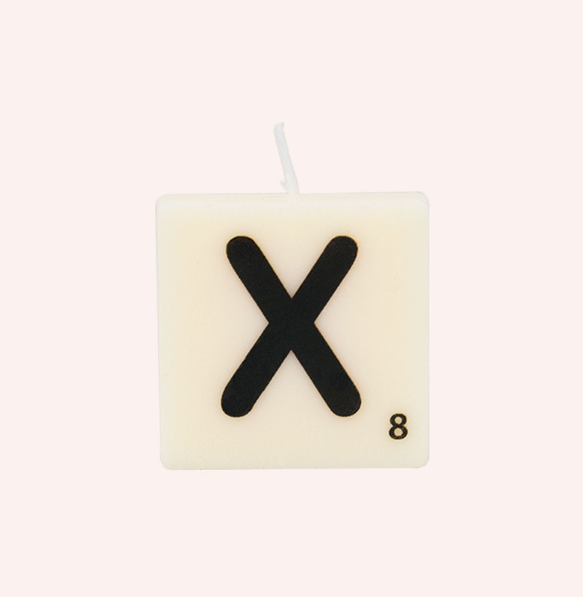 Letter kaarsen - X