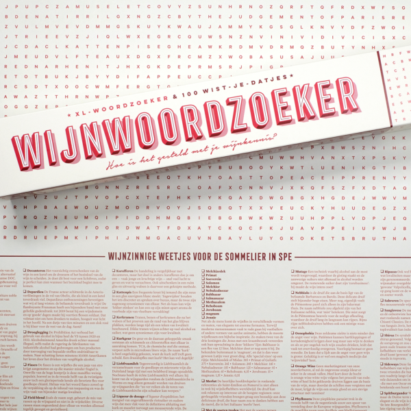 XL-woordzoeker poster 'Wijntermen'