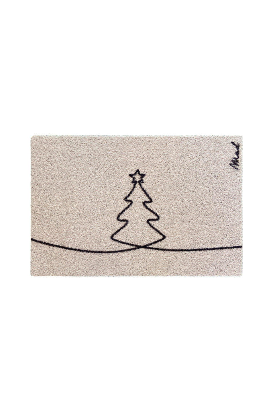 Mat - 'YULA' - Scraper - 50 x 75 cm - 'Kerstboom'