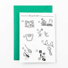 Kaart -'Fuck it list'