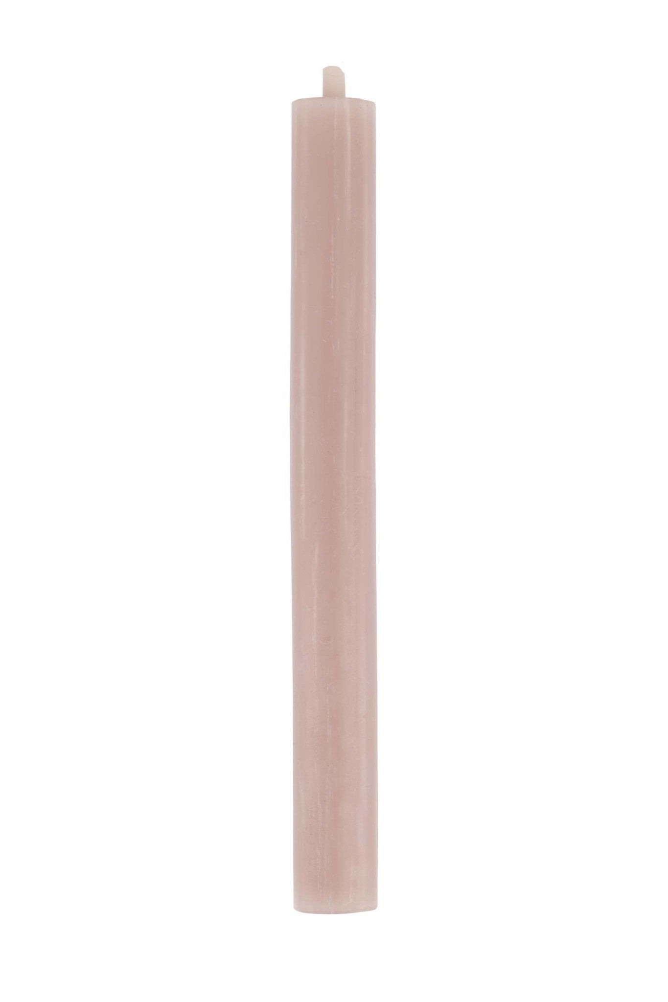 4 rustieke kaarsen 20cm leem