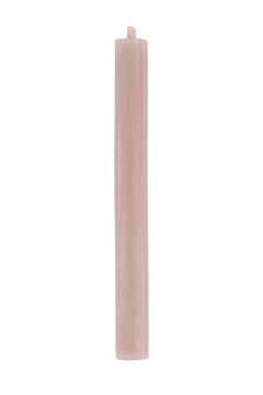 4 rustieke kaarsen 20cm leem