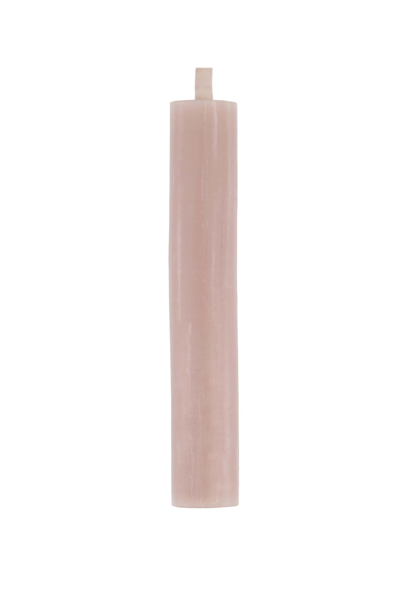 4 rustieke kaarsen 12 cm leem