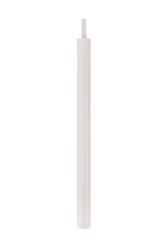 Doosje met 10 smalle kaarsjes 17cm krijt